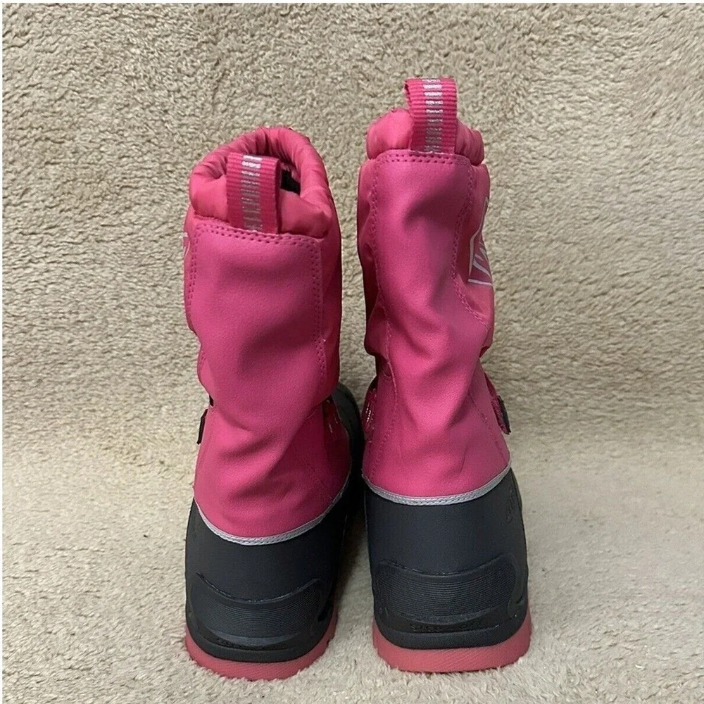 KEEN Winterport Neo DT Waterproof Snow Boots Pink Black Kids Youth 6 1026754